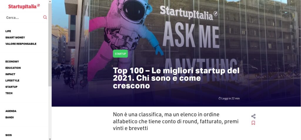 Top 100 - Le Migliori Startup Del 2021. Chi Sono E Come Crescono ...